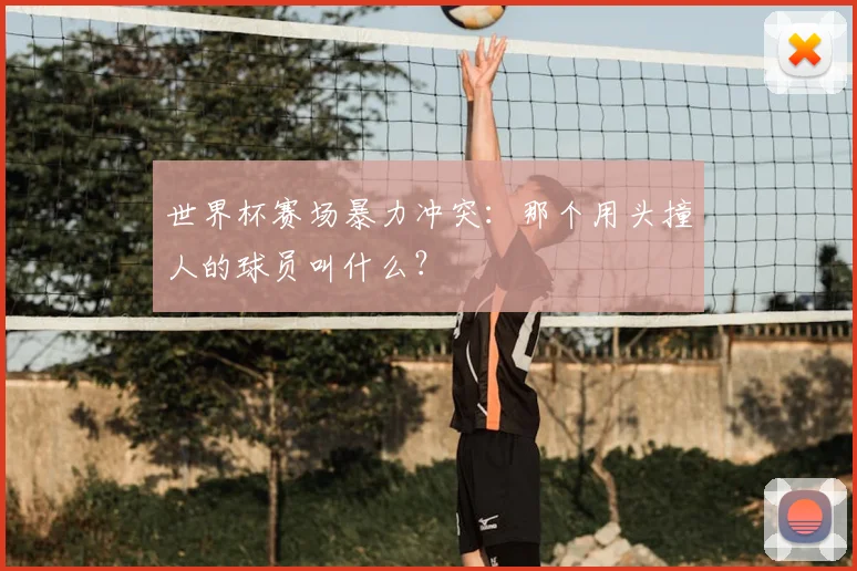世界杯赛场暴力冲突：那个用头撞人的球员叫什么？